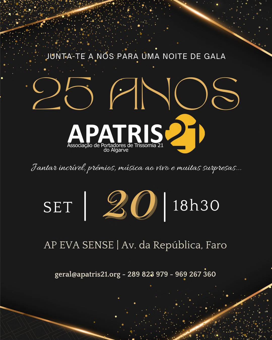 São 25 anos da nossa maior aventura. 